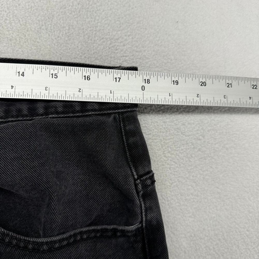 Vintage Southpole Jeans Men's 36 Black Denim Baggy Wide Leg Silver Tab y2k - Picture 3 of 10